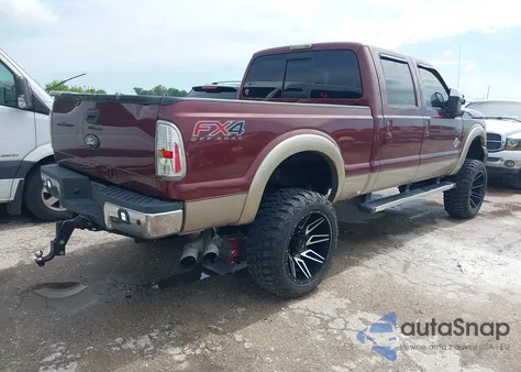 2012 Ford F-250 Lariat from USA, damaged, VIN 1FT7W2BT2CEA24873